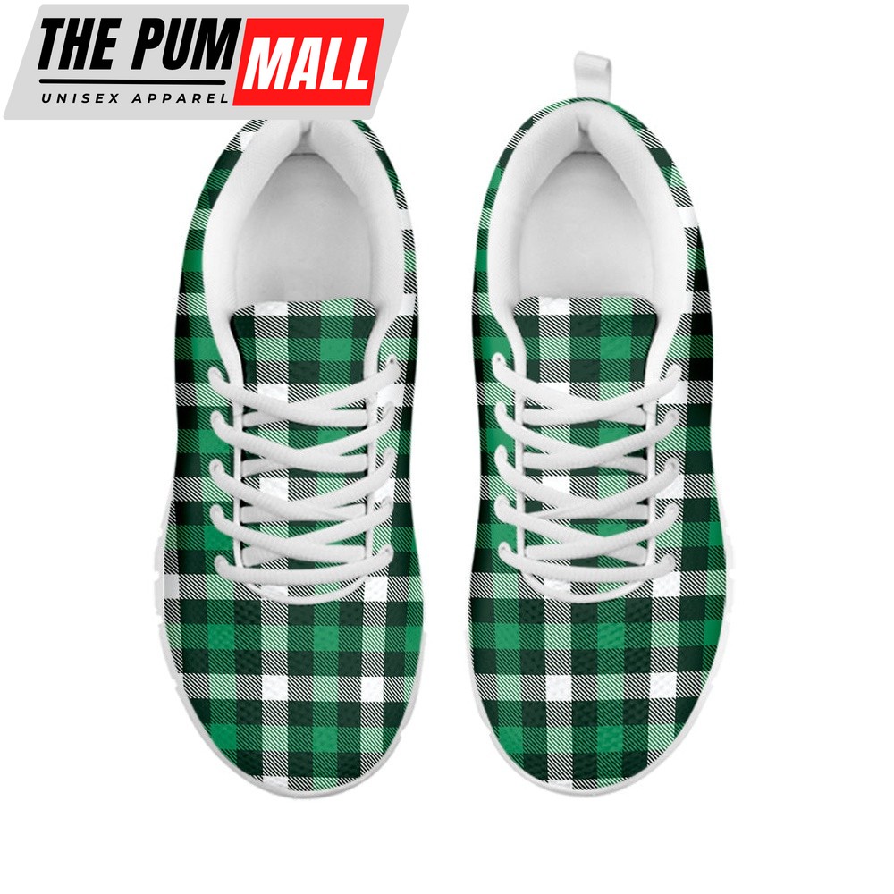 st-patricks-day-shoes-saint-patricks-day-stewart-plaid-print-white-running-sh-9oapef66 St Patrick’s Day Shoes, Saint Patrick’s Day Stewart Plaid Print White Running Shoes, St Patrick’s Day Sneakers