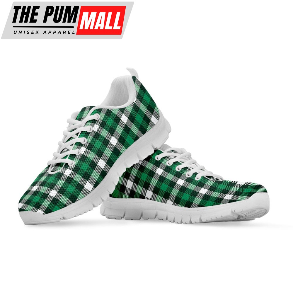 st-patricks-day-shoes-saint-patricks-day-stewart-plaid-print-white-running-sh-9oapef66 St Patrick’s Day Shoes, Saint Patrick’s Day Stewart Plaid Print White Running Shoes, St Patrick’s Day Sneakers