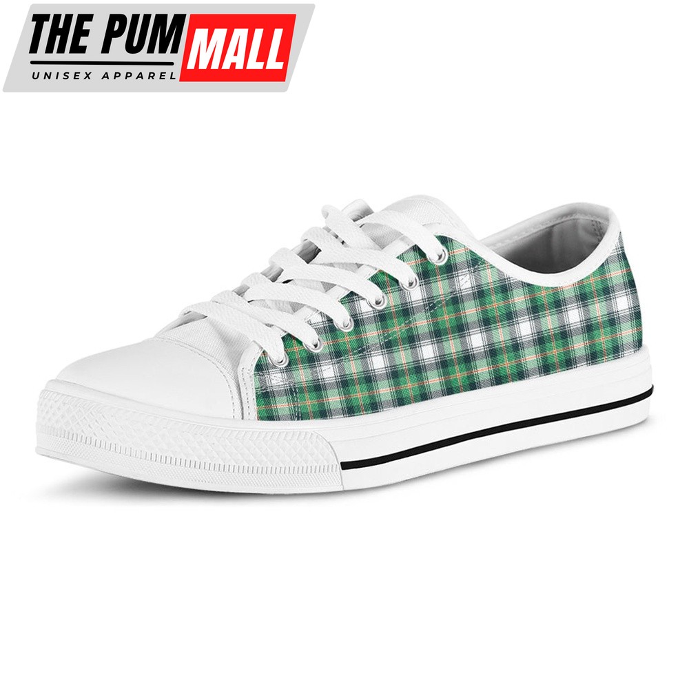 st-patricks-day-shoes-saint-patricks-day-tartan-pattern-print-white-low-top-s-jmhpkcka St Patrick’s Day Shoes, Saint Patrick’s Day Tartan Pattern Print White Low Top Shoes, St Patrick’s Day Sneakers