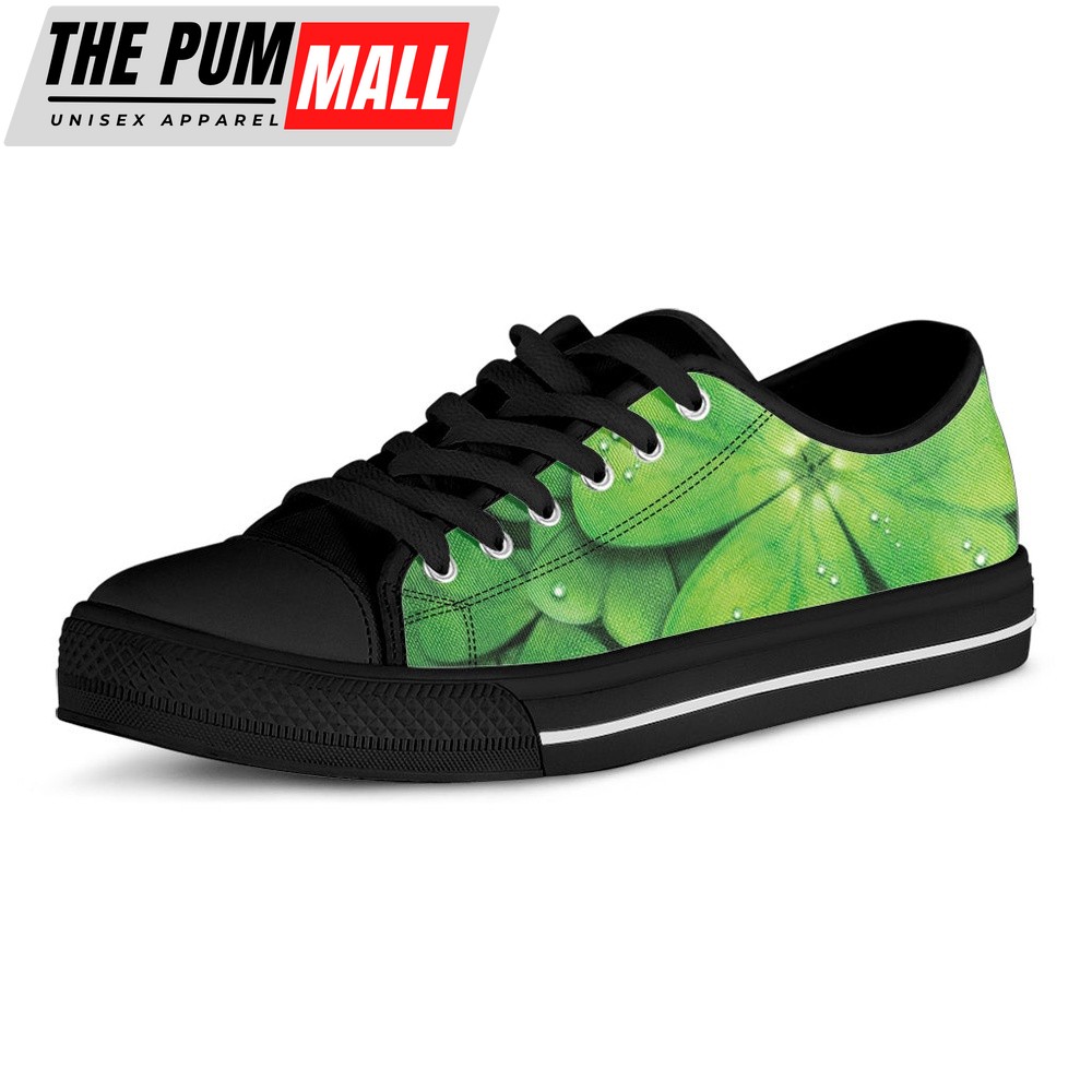 st-patricks-day-shoes-shamrock-clover-st-patricks-day-print-black-low-top-sh-3w8ouf5c St Patrick’s Day Shoes, Shamrock Clover St. Patrick’s Day Print Black Low Top Shoes, St Patrick’s Day Sneakers