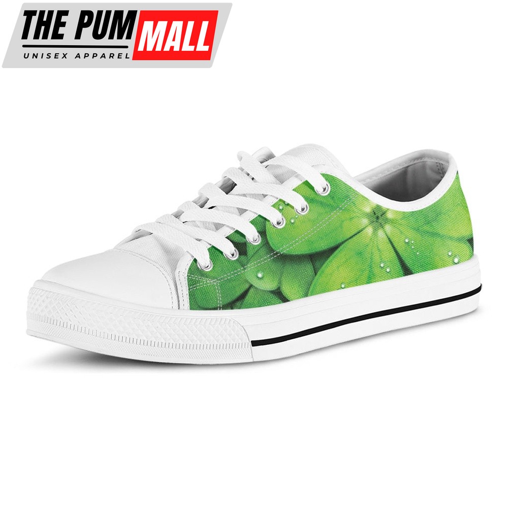 st-patricks-day-shoes-shamrock-clover-st-patricks-day-print-white-low-top-sh-1wqp5m73 St Patrick’s Day Shoes, Shamrock Clover St. Patrick’s Day Print White Low Top Shoes, St Patrick’s Day Sneakers