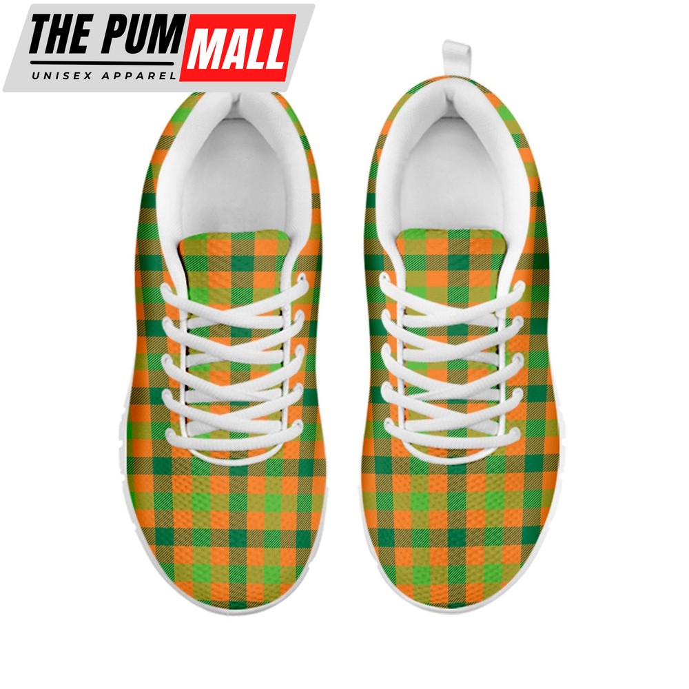 st-patricks-day-shoes-shamrock-plaid-saint-patricks-day-print-white-running-s-r6cny96a St Patrick’s Day Shoes, Shamrock Plaid Saint Patrick’s Day Print White Running Shoes, St Patrick’s Day Sneakers