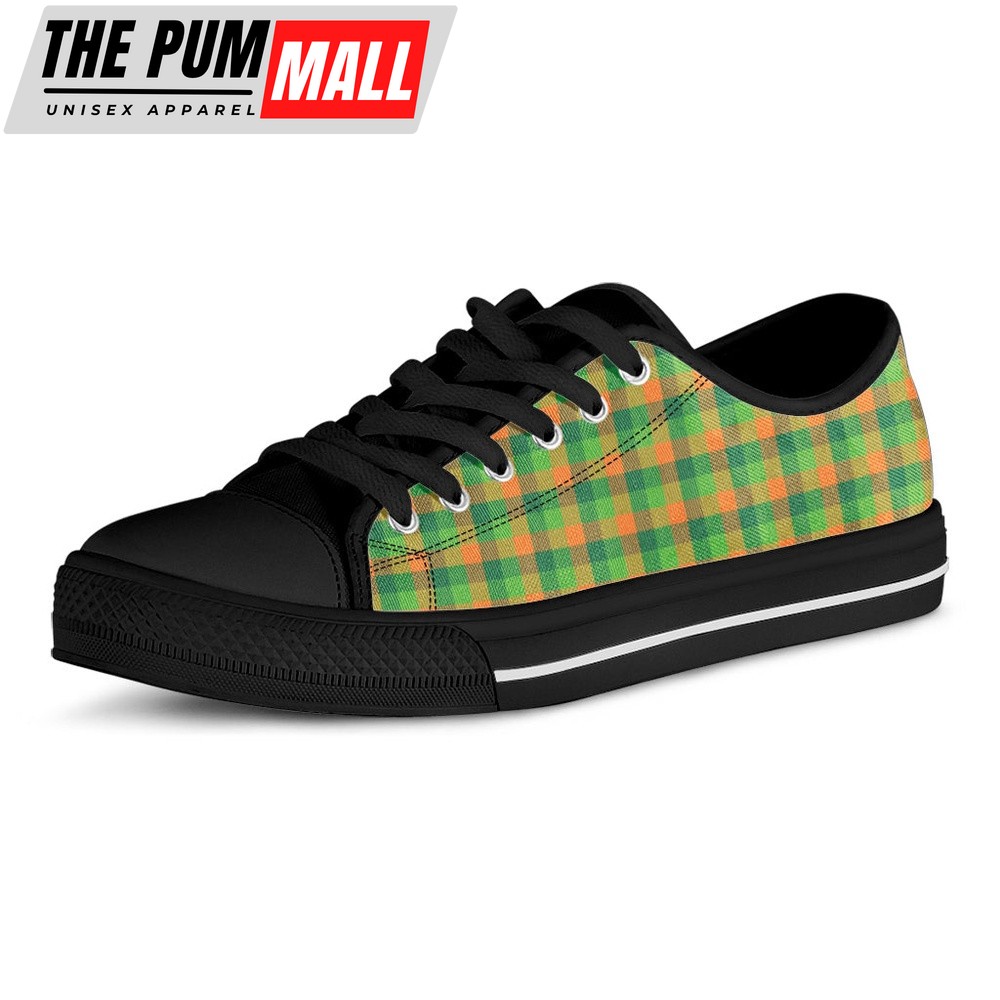 st-patricks-day-shoes-shamrock-plaid-st-patricks-day-print-black-low-top-sho-syfdvwog St Patrick’s Day Shoes, Shamrock Plaid St. Patrick’s Day Print Black Low Top Shoes, St Patrick’s Day Sneakers