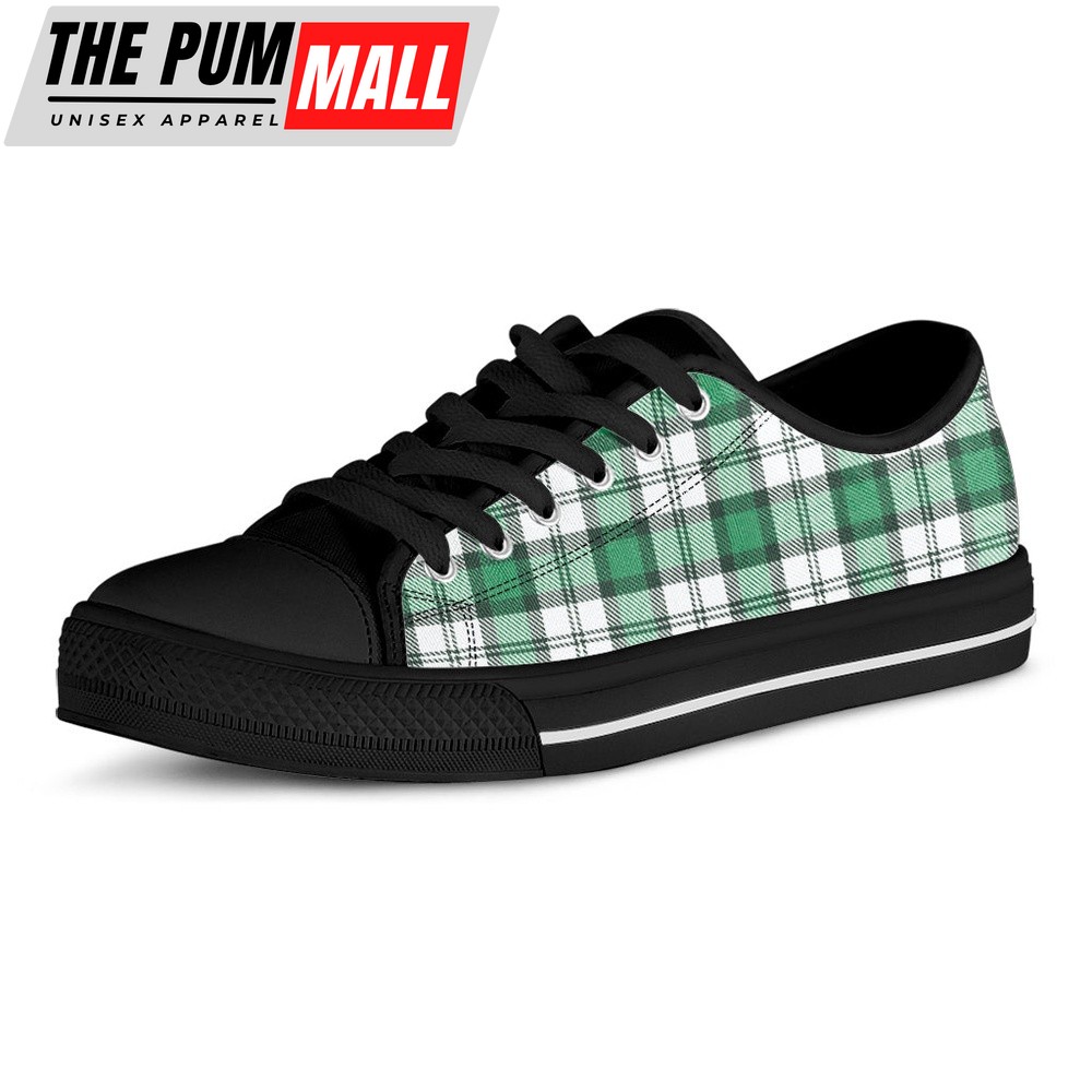 st-patricks-day-shoes-shamrock-st-patricks-day-tartan-print-black-low-top-sh-z90skkvo St Patrick’s Day Shoes, Shamrock St. Patrick’s Day Tartan Print Black Low Top Shoes, St Patrick’s Day Sneakers