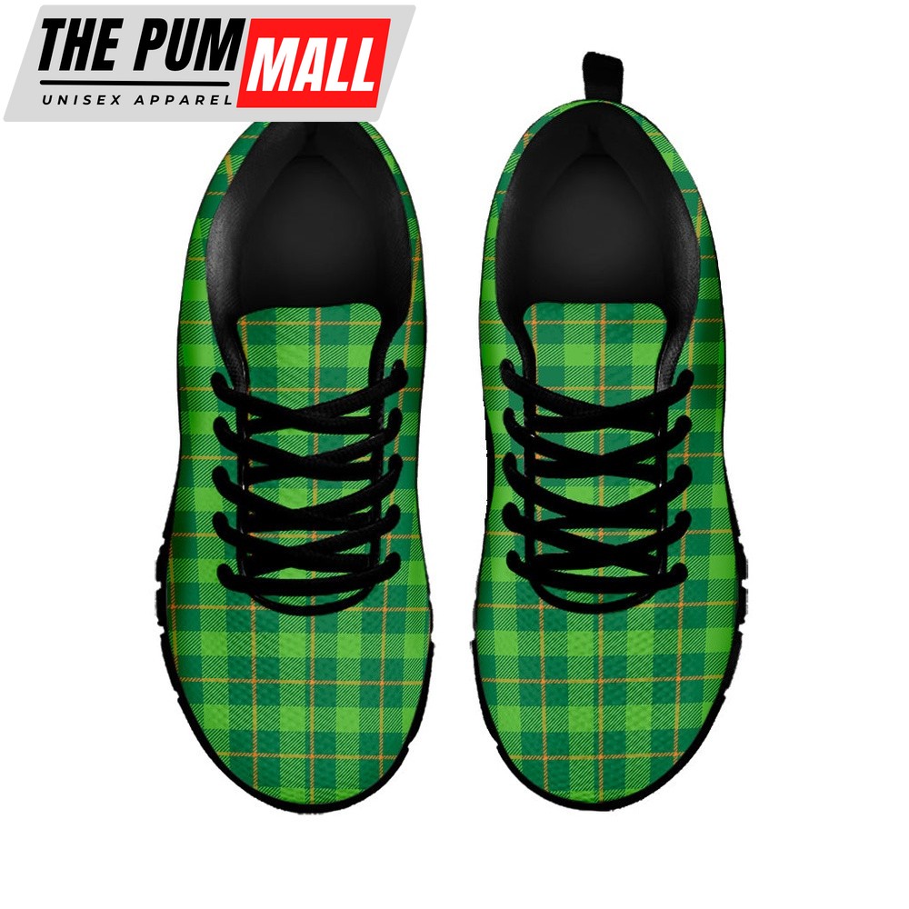 st-patricks-day-shoes-shamrock-tartan-st-patricks-day-print-black-running-sh-d8qyj3w4 St Patrick’s Day Shoes, Shamrock Tartan St. Patrick’s Day Print Black Running Shoes, St Patrick’s Day Sneakers