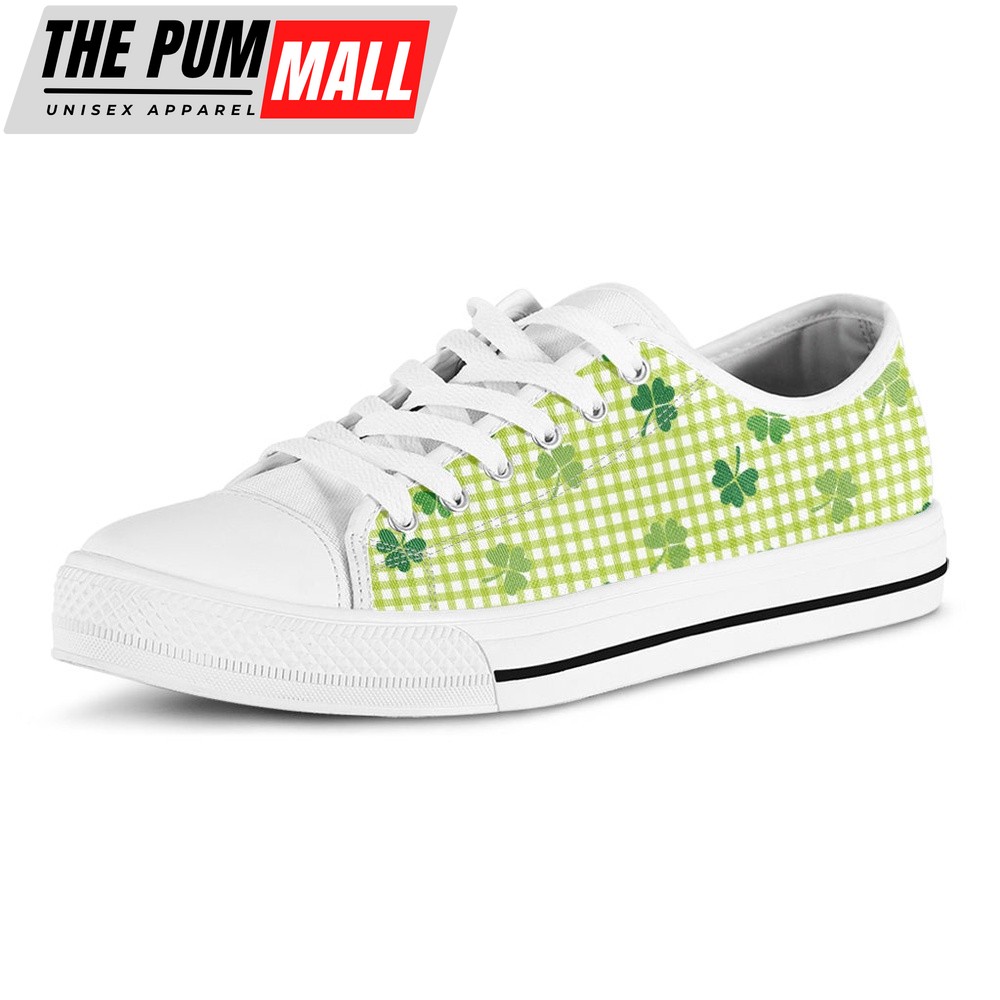 st-patricks-day-shoes-st-patricks-day-buffalo-plaid-print-white-low-top-shoe-aopvll93 St Patrick’s Day Shoes, St. Patrick’s Day Buffalo Plaid Print White Low Top Shoes, St Patrick’s Day Sneakers