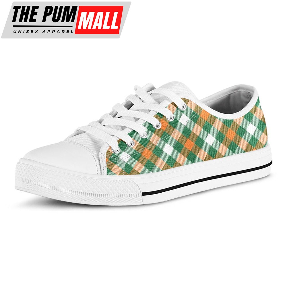 st-patricks-day-shoes-st-patricks-day-plaid-pattern-print-white-low-top-shoe-8uufcfft St Patrick’s Day Shoes, St. Patrick’s Day Plaid Pattern Print White Low Top Shoes, St Patrick’s Day Sneakers