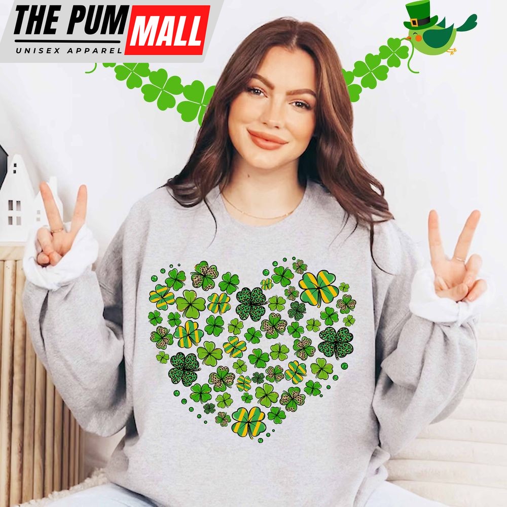 St. Patricks day sweatshirt-Saint Paddy’s day Shirt,Lucky Sweater,Irish Shamrock Crewneck,Shenanigans shirt,Slainte Sweatshirt,Clover Shirt