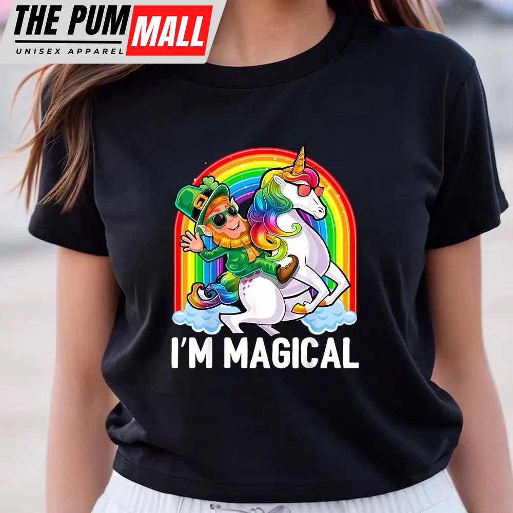 st-patricks-day-t-shirt-im-magical-st-patricks-day-unicorn-leprechaun-shirt-f-f05rbz94 St Patricks Day T Shirt, I’m Magical St Patricks Day Unicorn Leprechaun Shirt, Funny St Patricks Day Shirts