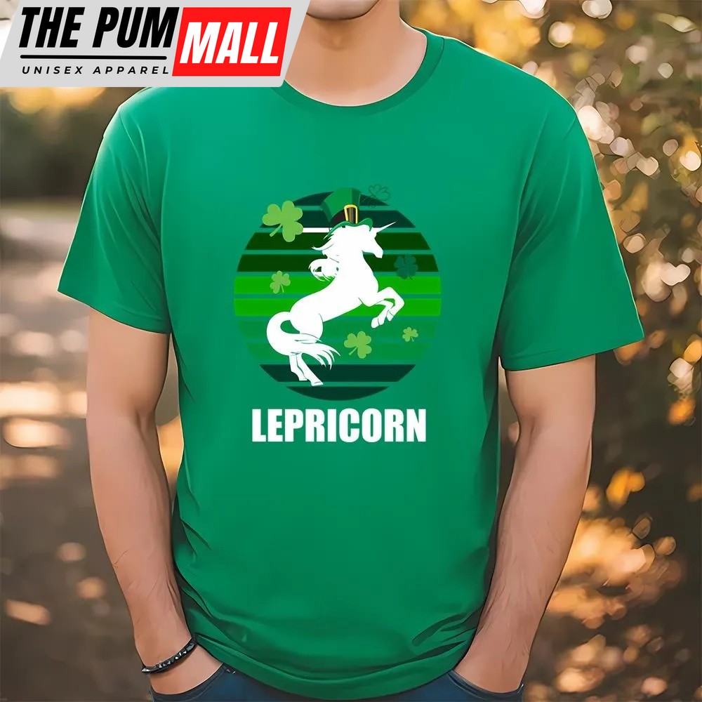 St Patricks Day T Shirt, Lepricorn Leprechaun And Unicorn St Patricks Day T-shirt, Funny St Patricks Day Shirts
