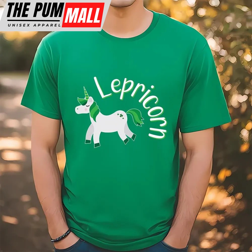 St Patricks Day T Shirt, Lepricorn Unicorn St Patricks Day T-Shirt, Funny St Patricks Day Shirts