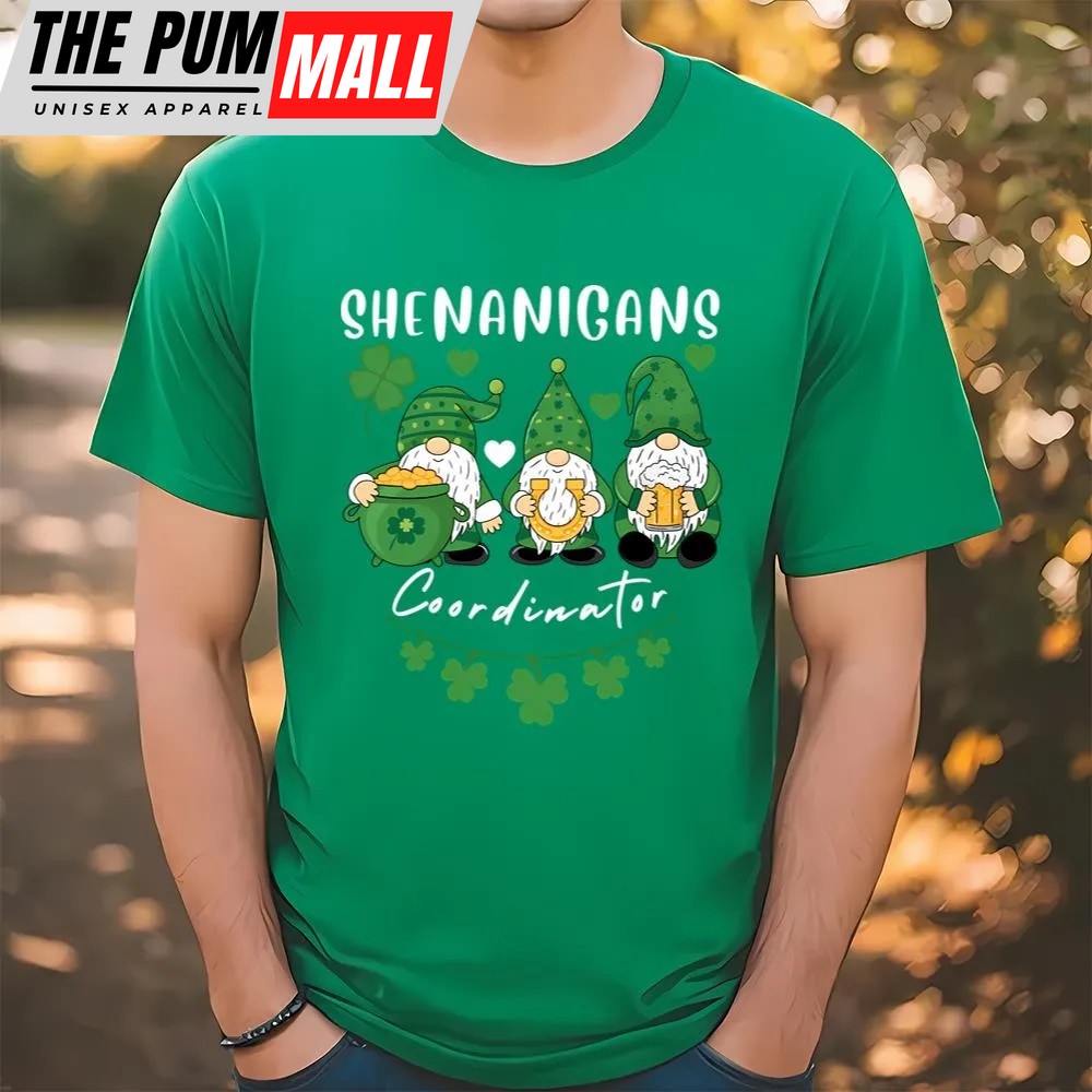 St Patricks Day T Shirt, Shenanigans Coordinator T-Shirt, Funny St Patricks Day Shirts