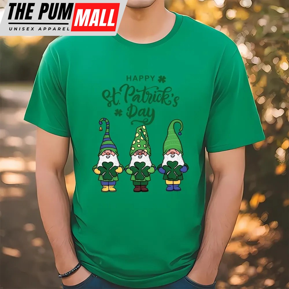St Patricks Day T Shirt, St. Patrick’s Day Gnomes T-Shirt, Funny St Patricks Day Shirts