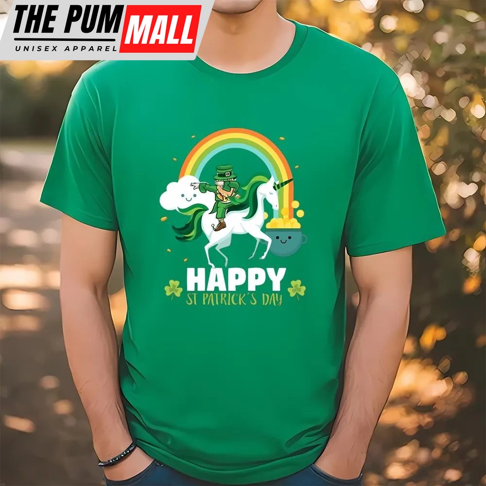 St Patricks Day T Shirt, St Patricks Day Leprechaun Irish Unicorn Shirt, Funny St Patricks Day Shirts