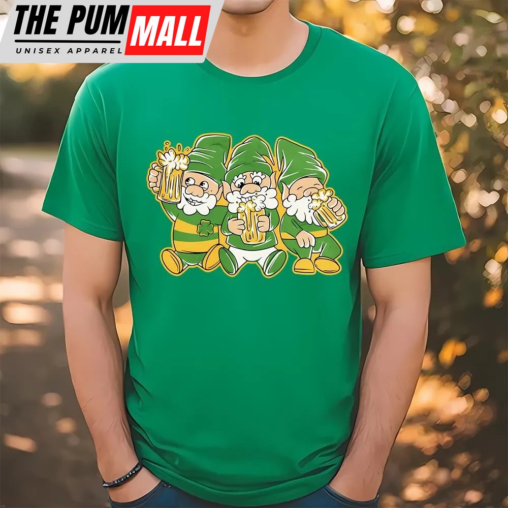 St Patricks Day T Shirt, Three St Patricks gnomes T-Shirt, Funny St Patricks Day Shirts