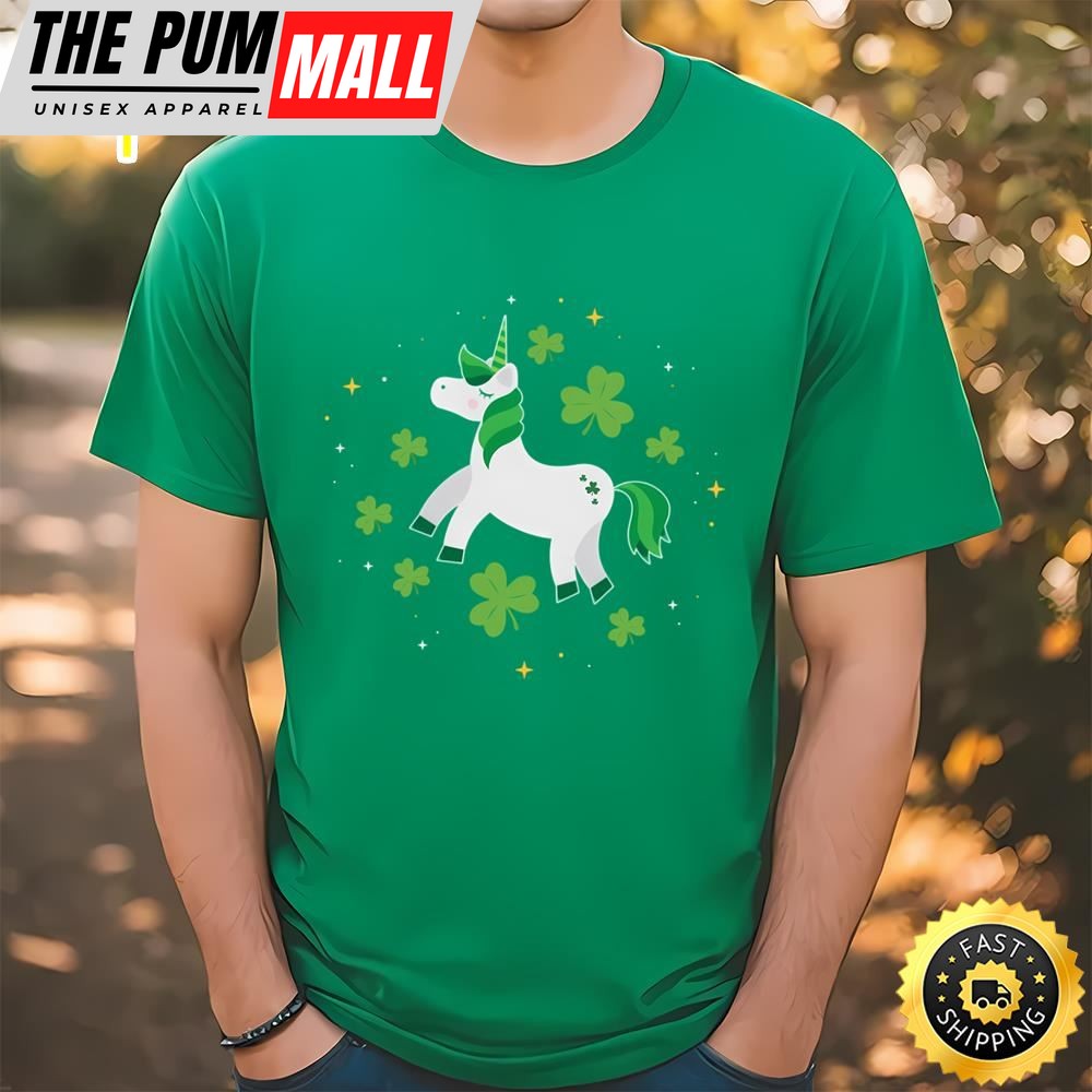 St Patricks Day Unicorn Lepricorn T-Shirt