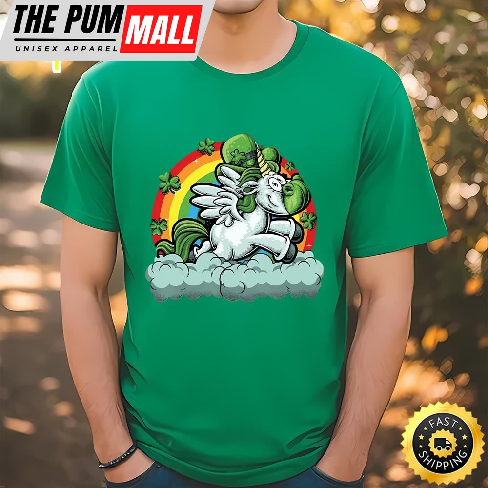 St Patricks Day Unicorn Unicorn Luck Funny T-Shirt