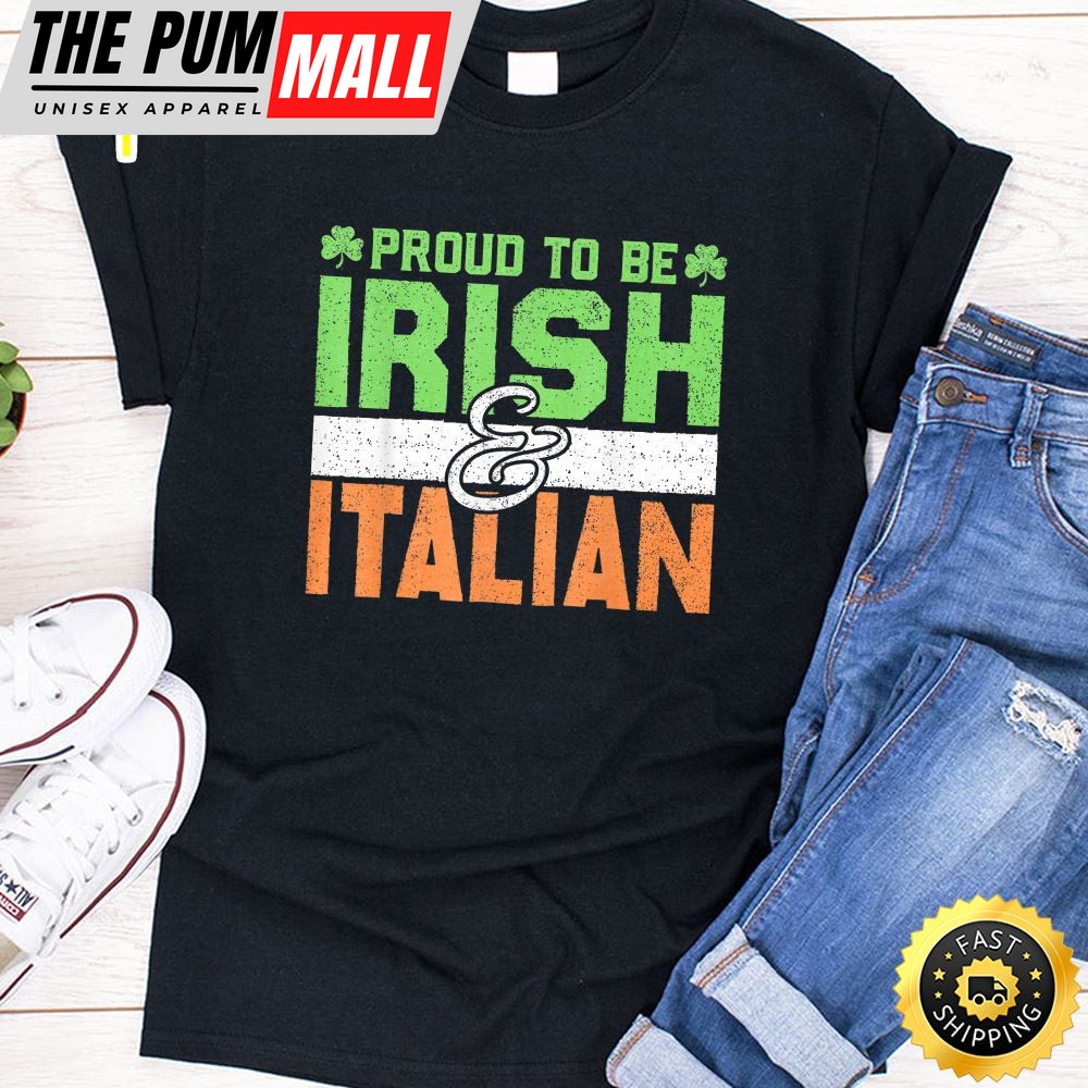 St. Patricks Paddys Day Irish Italian Green Shamrock Gift T-Shirt