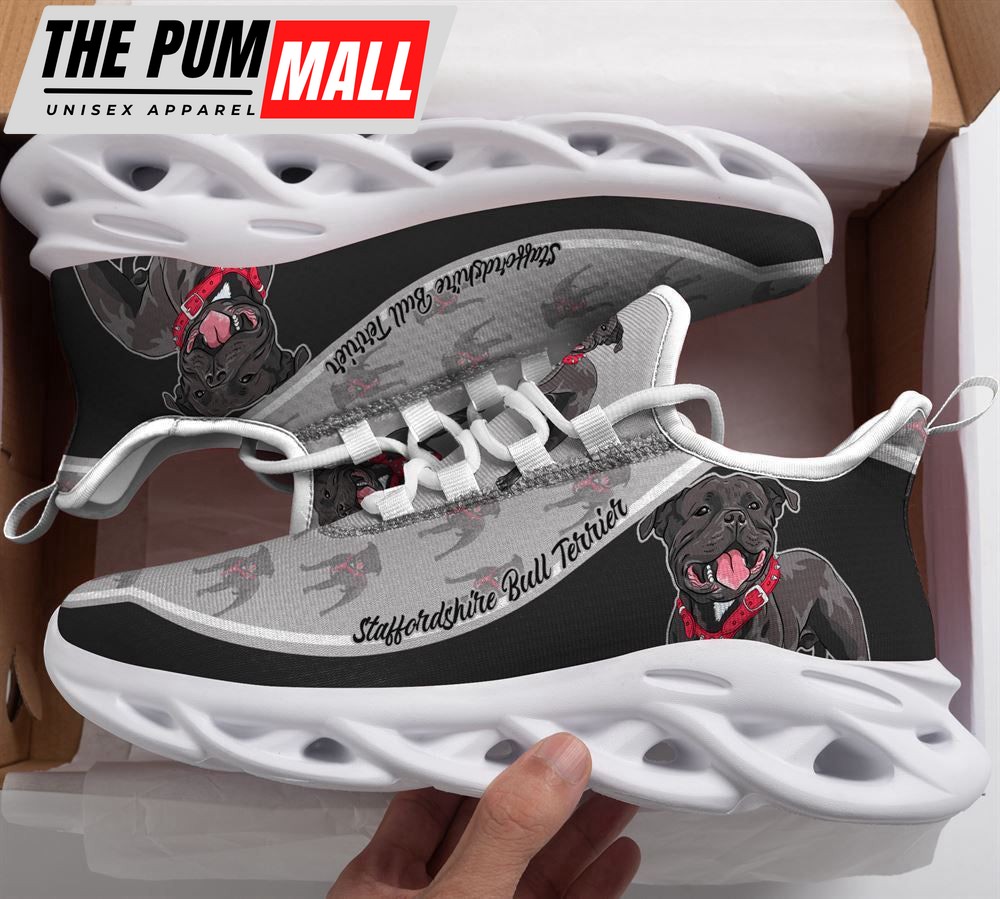 StafFordshire Bull Terrier Max Soul Shoes, Gift For Dog Lover