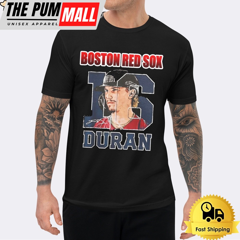 Star Duran Wears Jersey Number 16 Of The Boston Red Sox Unisex T-Shirt