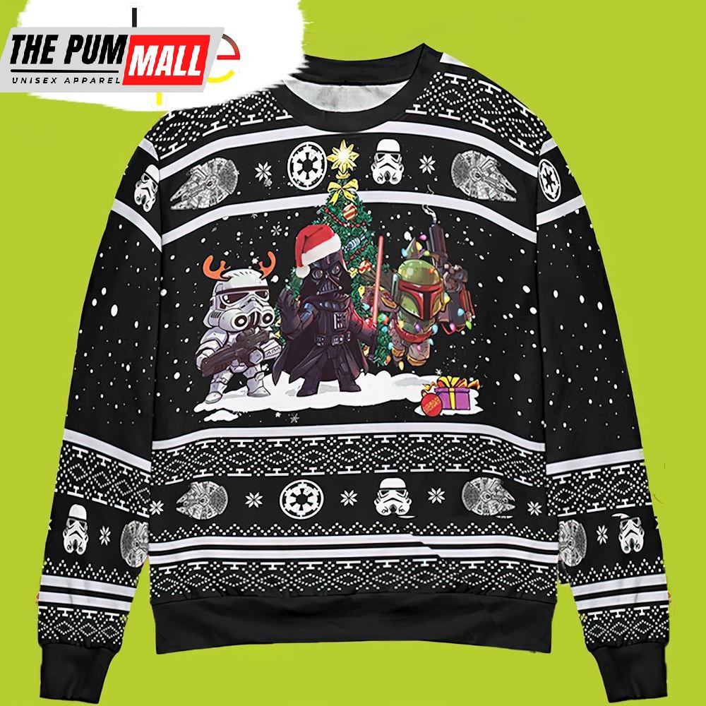 Star War Christmas Darth Vader Boba Fett Star War Christmas Sweater