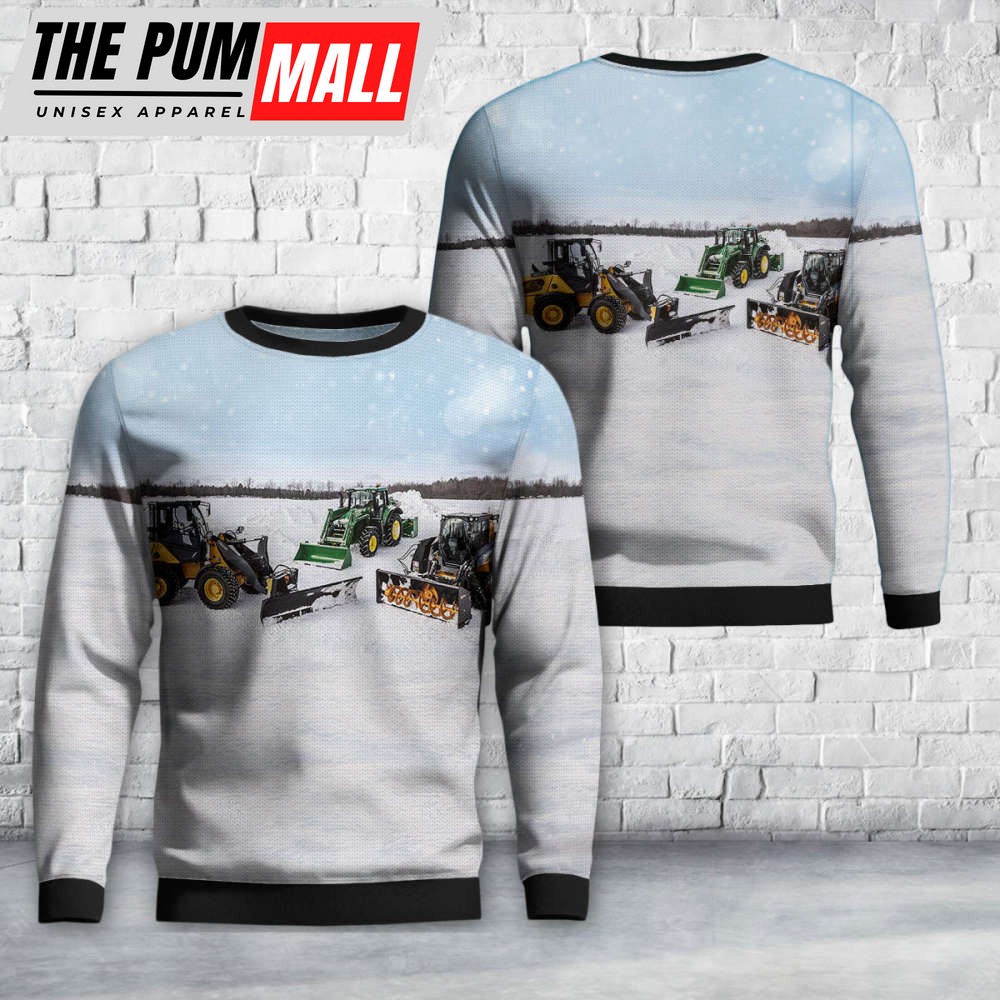Stay Cozy and Festive with Snow Removal Equipment Christmas Sweater