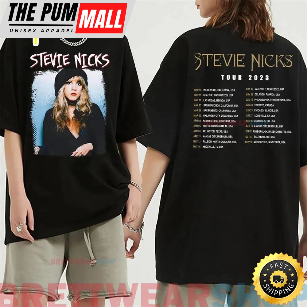 Stevie Nicks Tour 2023 Shirt Official Concert Merchandise