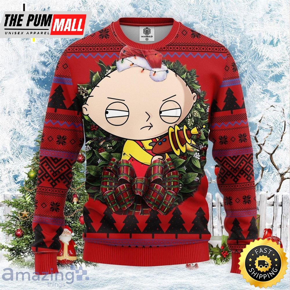 Stewie Griffin Peter Griffin Eric Cartman Noel Mc Thanksgiving Gift Ugly Christmas Sweater