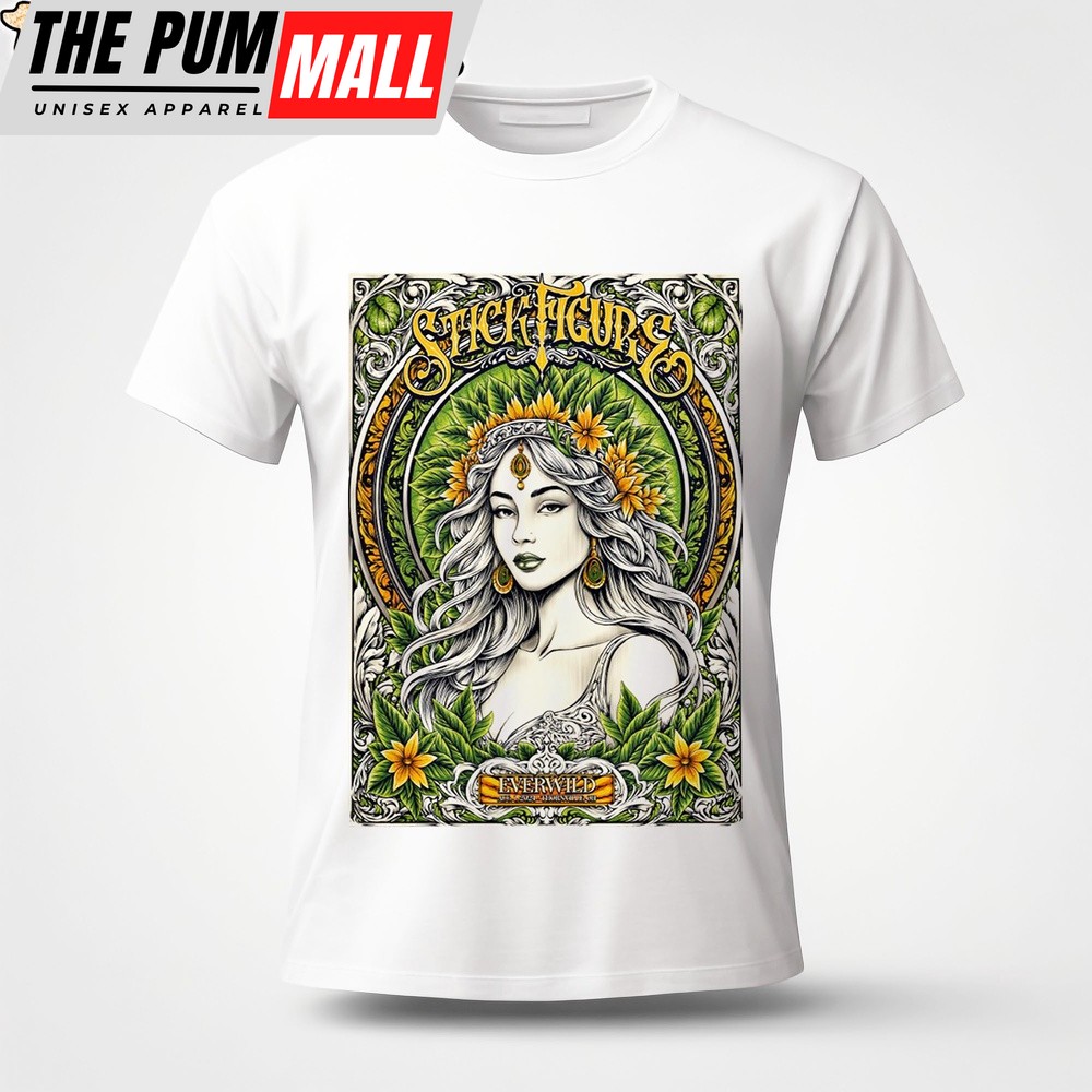 Stick Figure EVERWILD Music Festival August 1 2024 Thornville OH Unisex T-Shirt