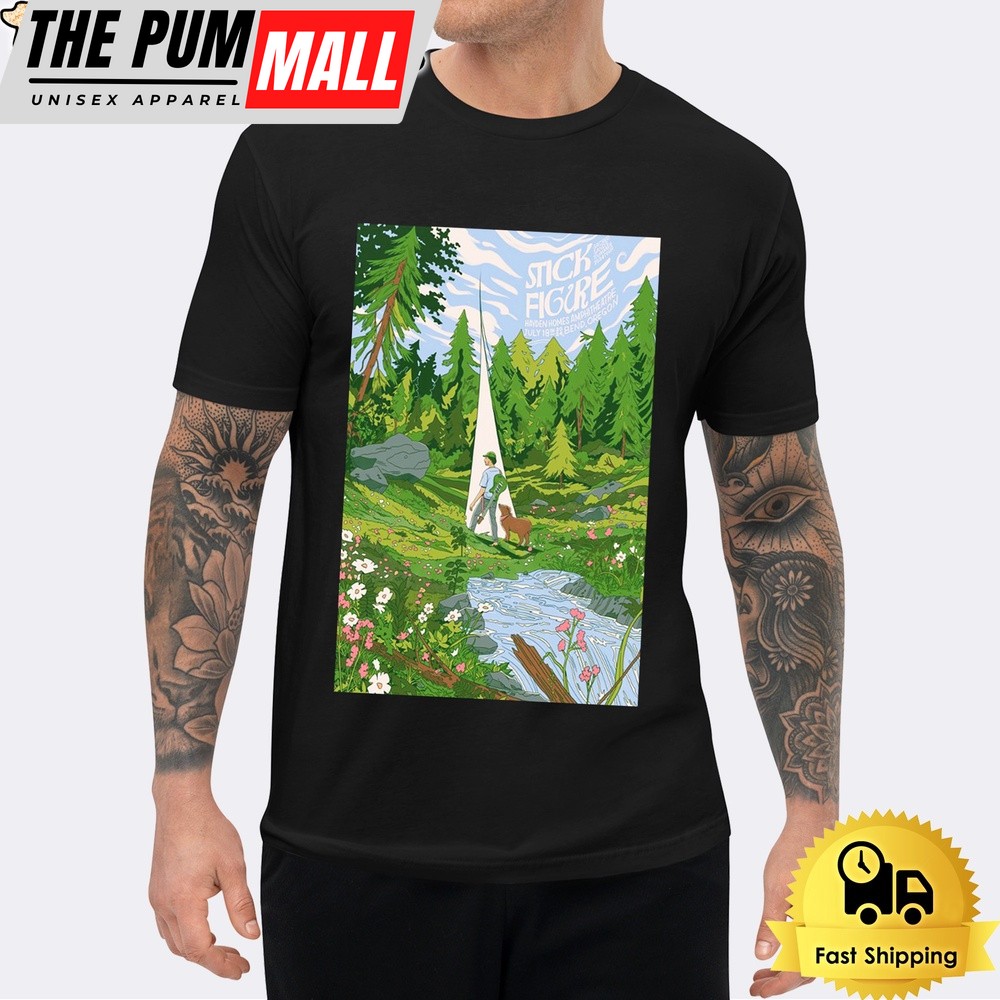 Stick Figure July 18 2024 Hayden Homes Amphitheater Bend OR T Shirt