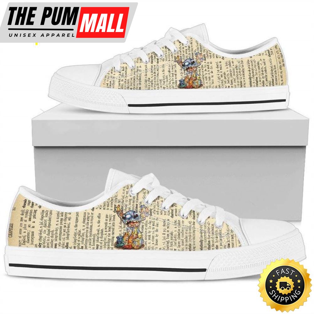 Stitch Dictionary Low Top Shoes