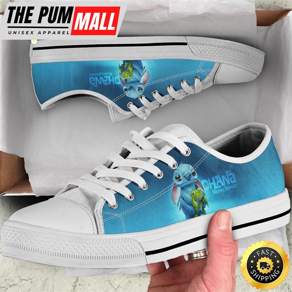 Stitch Disney Character Low Top Vans Shoes