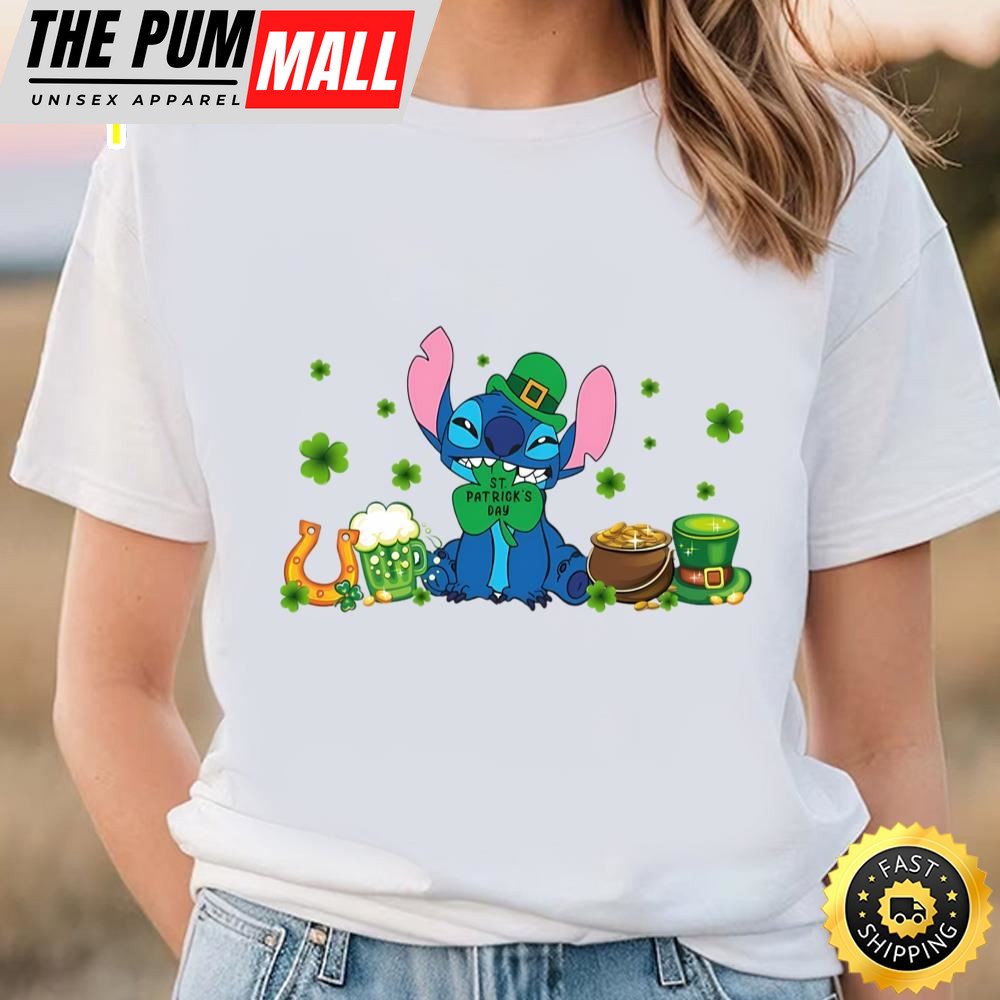 Stitch Green St Patricks Day T-Shirt