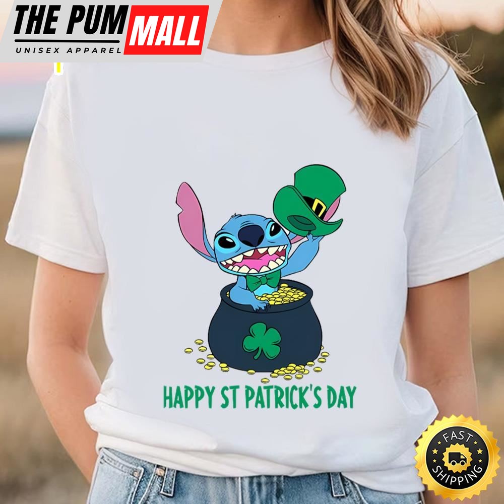 Stitch Happy St Patricks Day Shirt