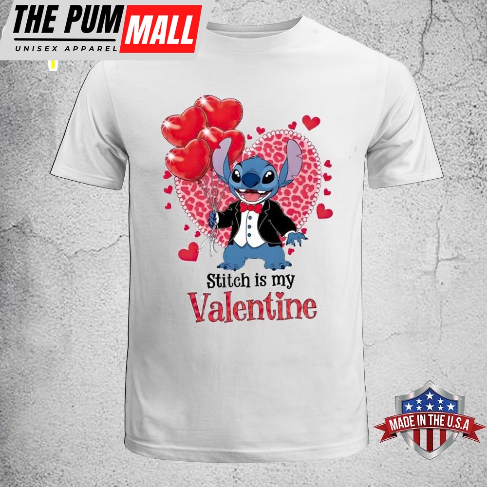 Stitch Is My Valentine Unisex T-Shirt