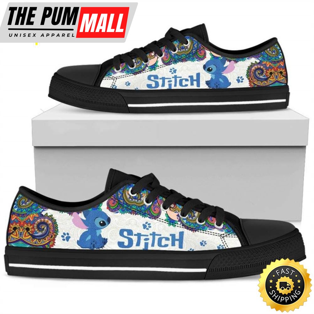 Stitch Low Top Canvas Shoes