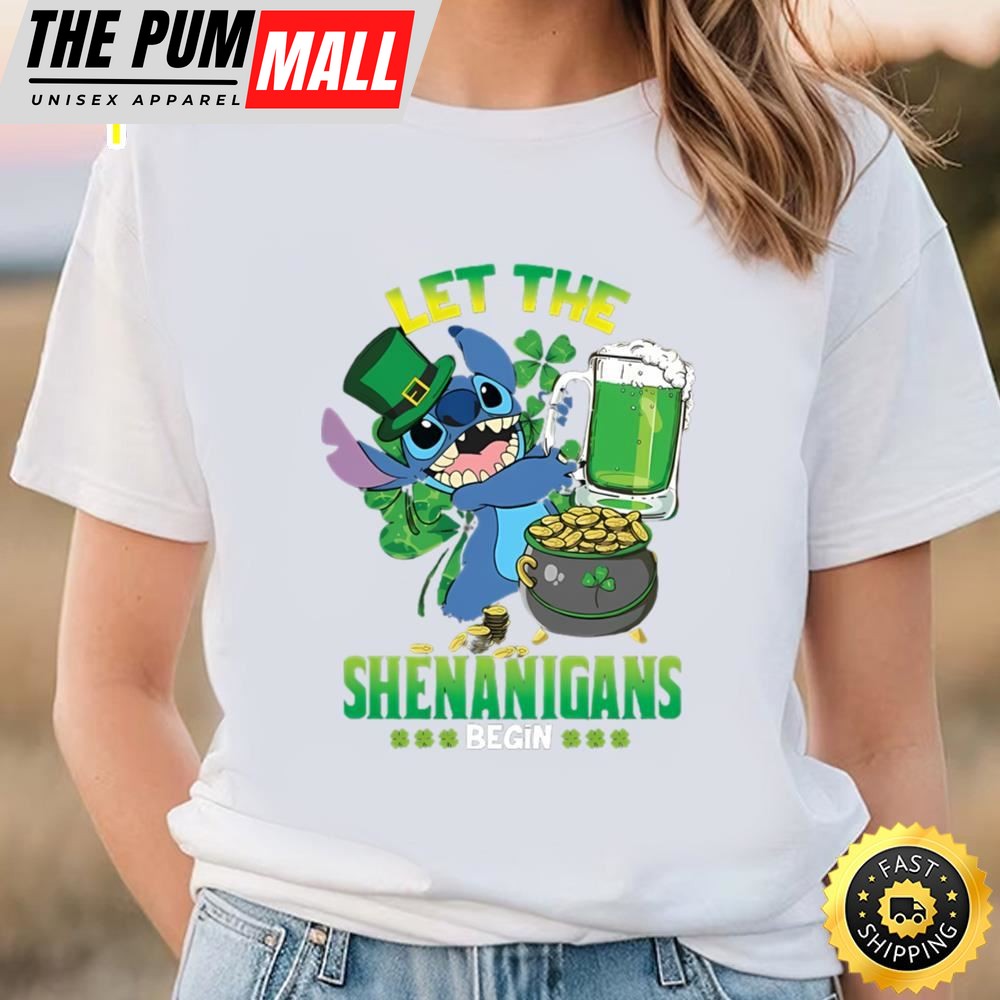 Stitch St Patricks Day Gift T-Shirt