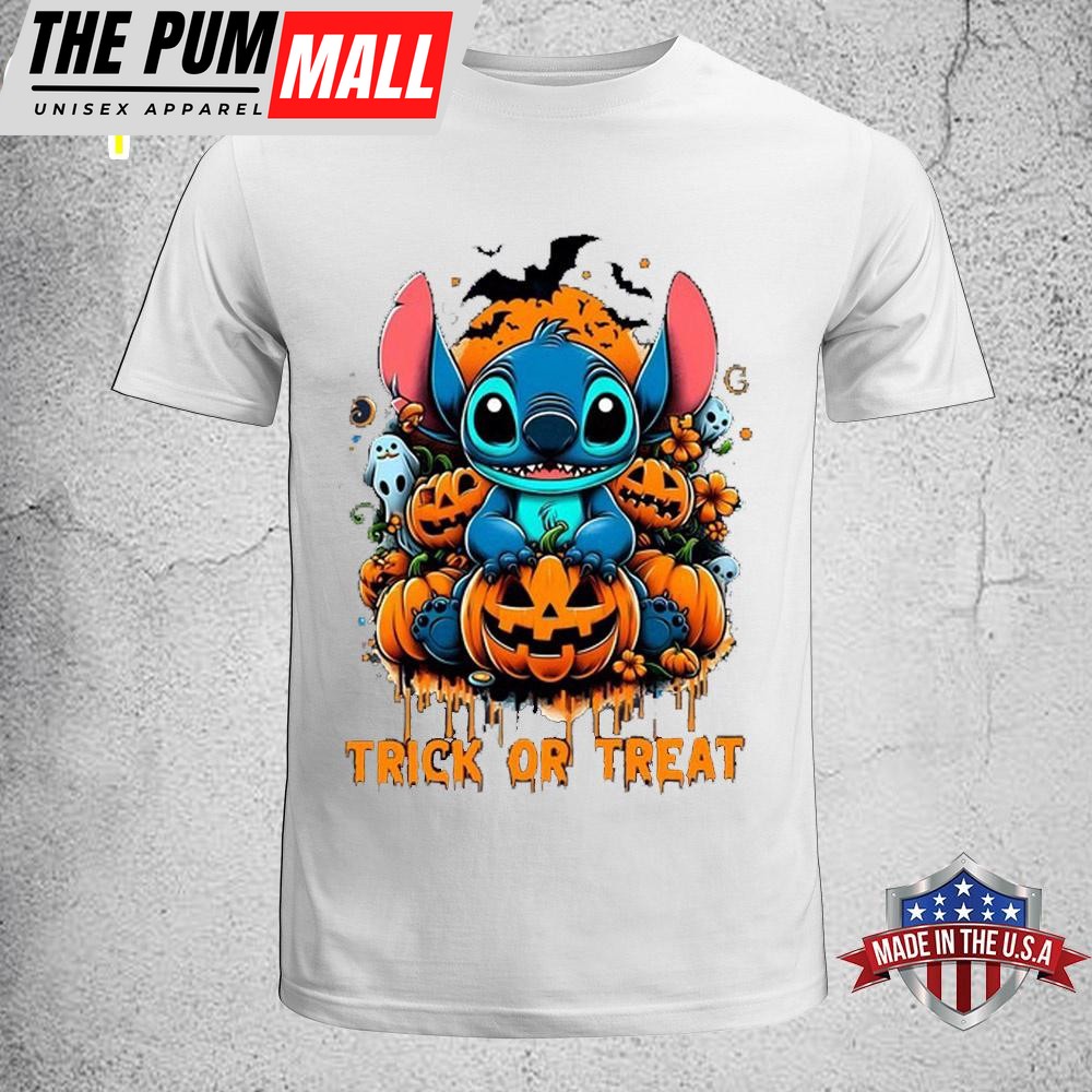 Stitch Trick Or Treat Halloween Day Unisex T-Shirt