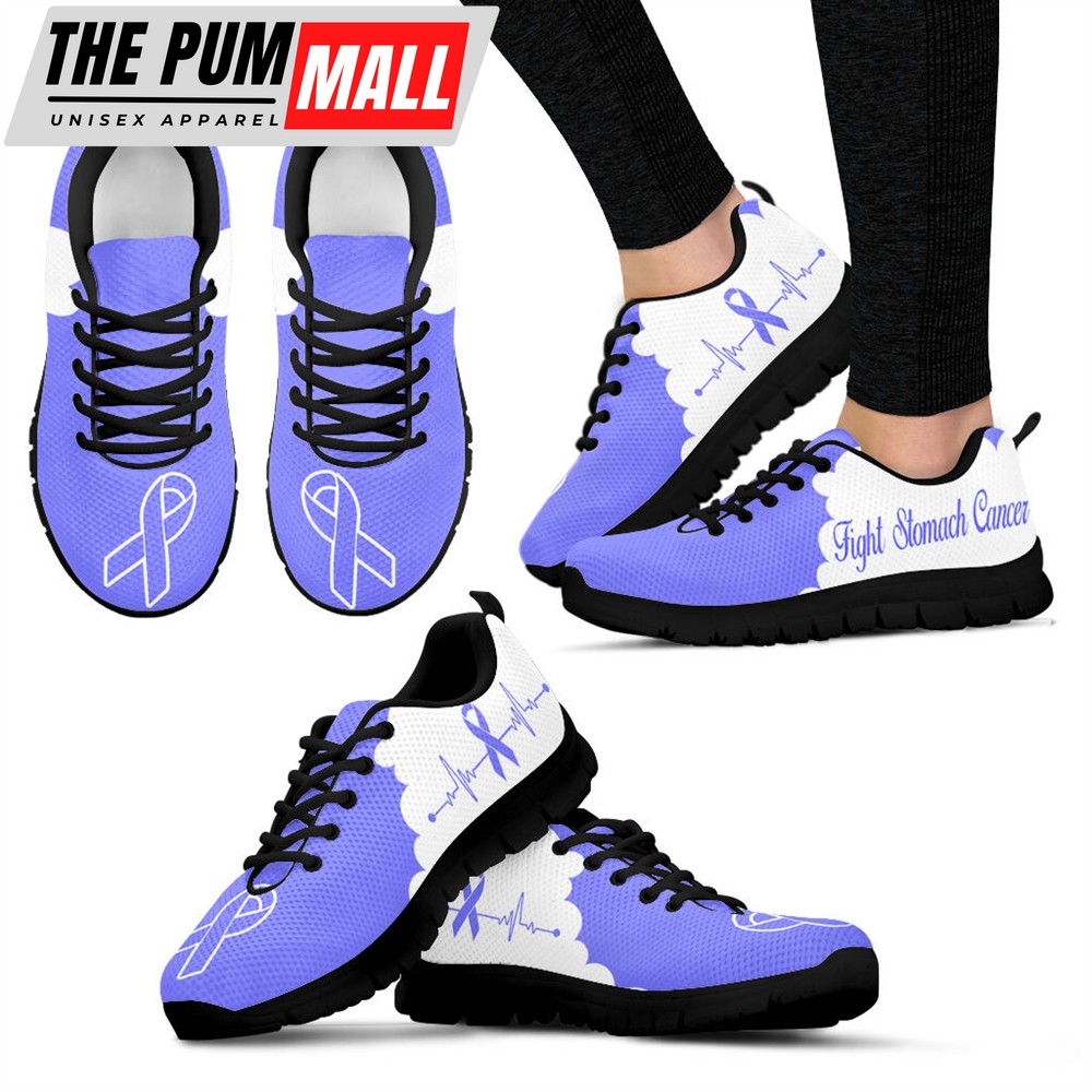 Stomach Cancer Shoes Cloudy Sneaker Walking Shoes – Best Gift For Men And Women – Cancer Awareness Shoes Malalan