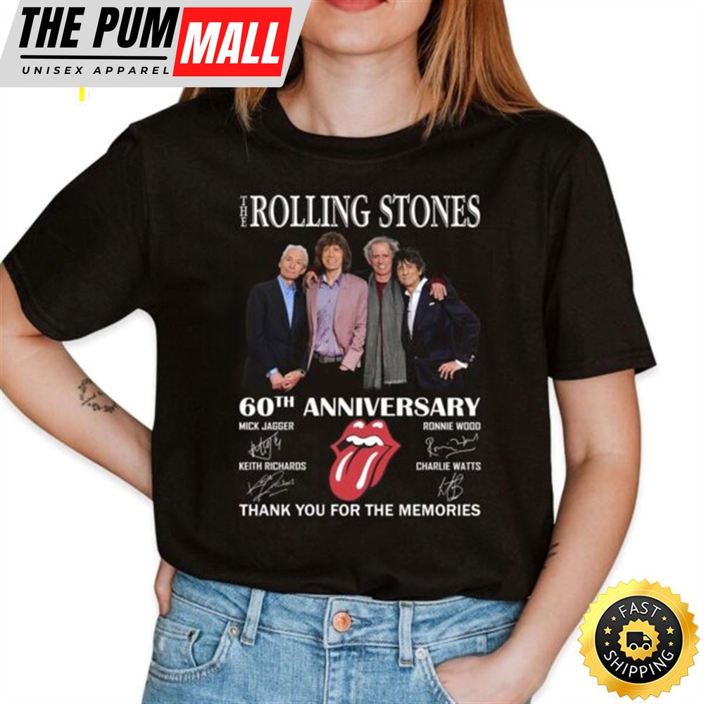 Stones Sixty Europe 2025 Tour Unisex Black T-shirt