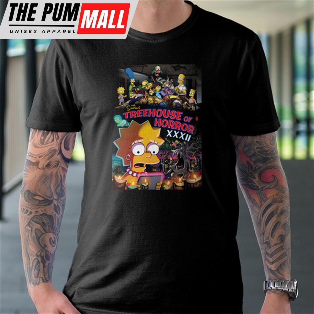 Stranger Things The Simpsons Treehouse Of Horror XXXII Unisex T-shirt