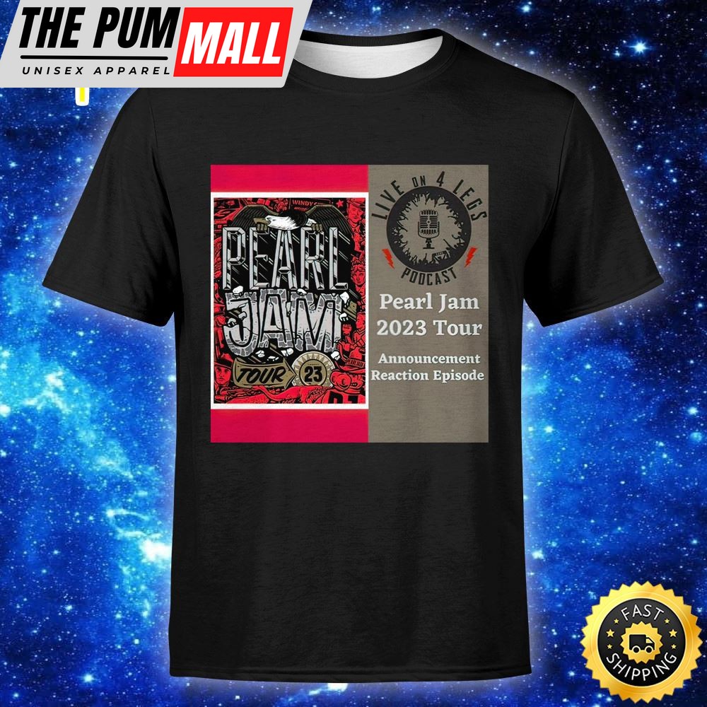 Stream Pearl Jam 2025 Tour Announcement Reaction Unisex T-Shirt