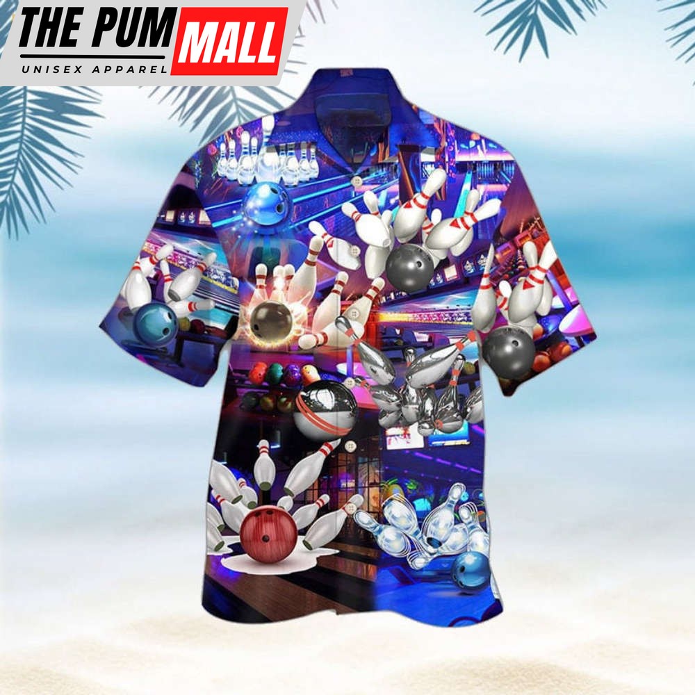 Strike a Style Statement with Bowling Stationery Hawaiian Shirt – Shop Now!