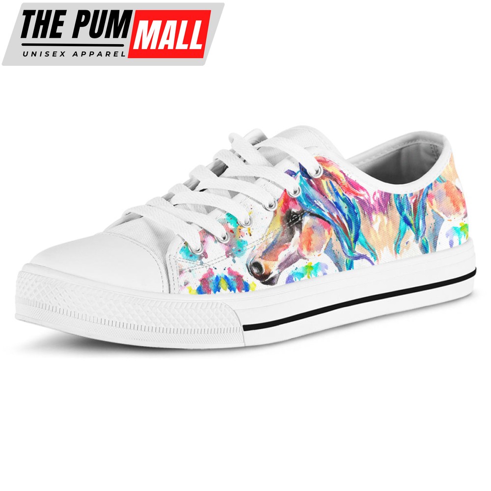 stunning-watercolor-horse-canvas-shoes-artistic-footwear-86mnhyvl Stunning Watercolor Horse Canvas Shoes – Artistic Footwear
