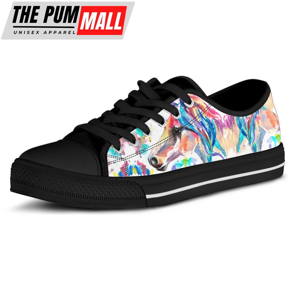 stunning-watercolor-horse-canvas-shoes-artistic-footwear-86mnhyvl Stunning Watercolor Horse Canvas Shoes – Artistic Footwear