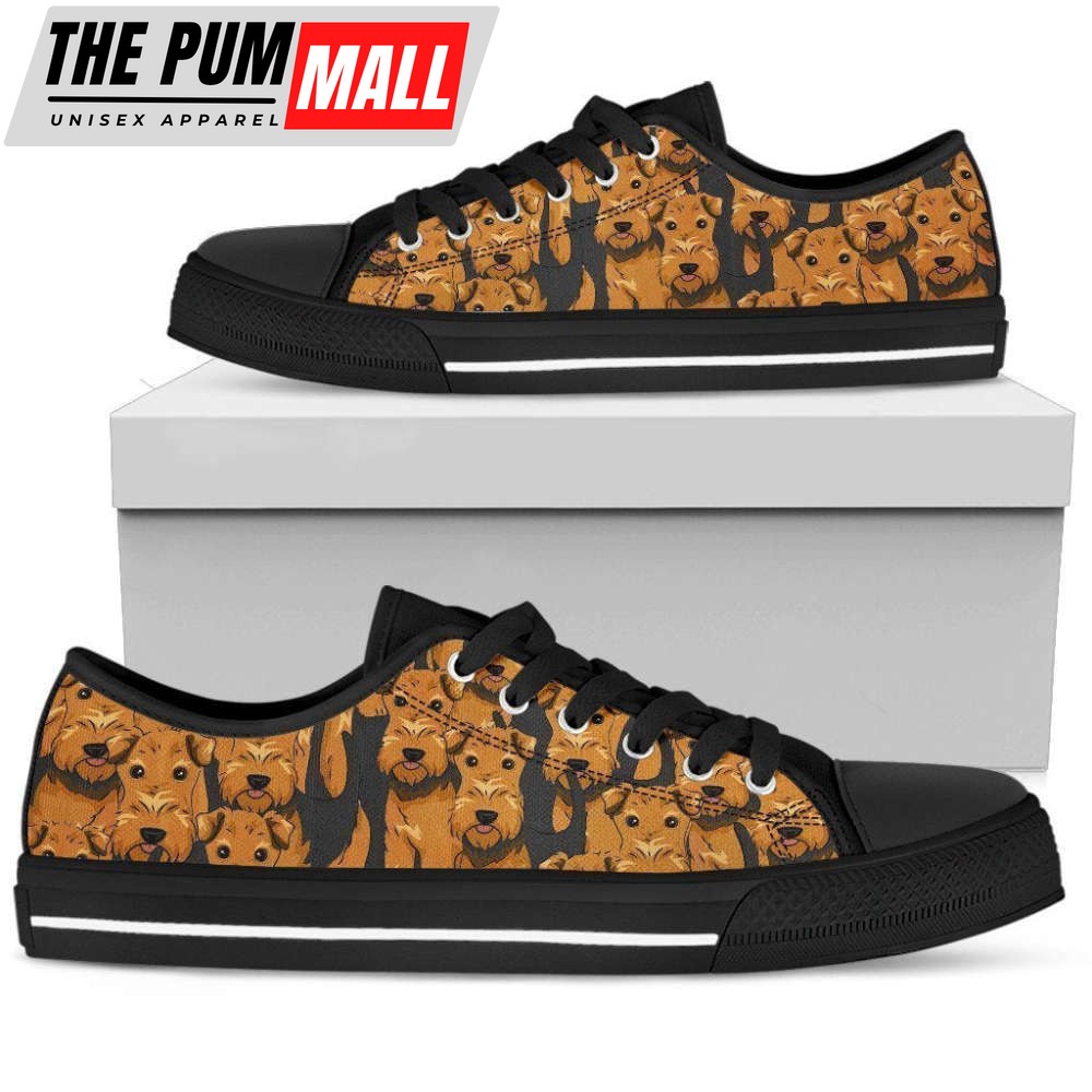 Stylish Airedale Terrier Women s Low Top Shoe