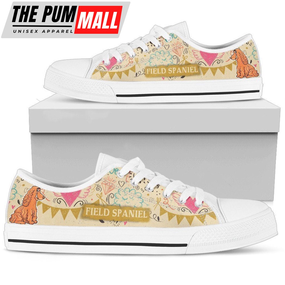 Stylish and Comfortable Field Spaniel Women s Low Top Shoe