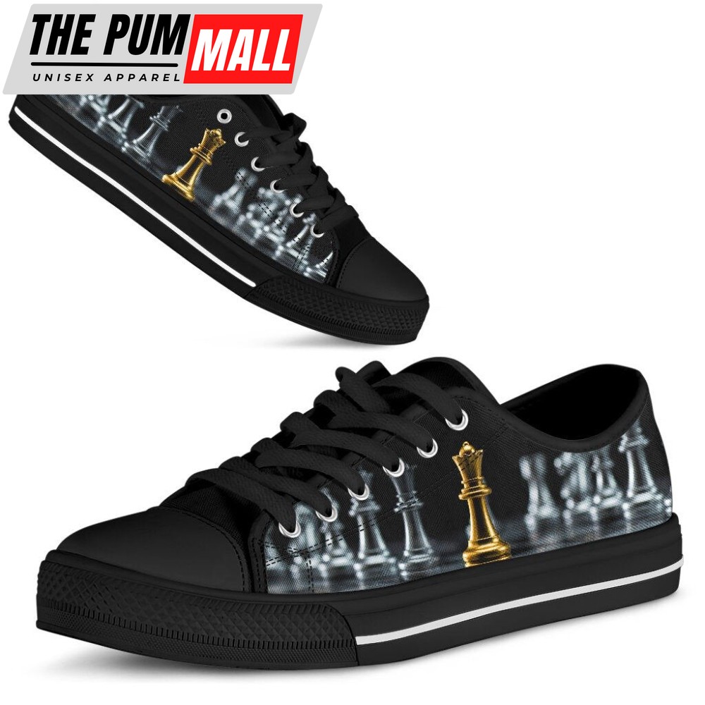 Stylish Chess Low Top Shoes – HAC030501 – Stylish & Sustainable Footwear