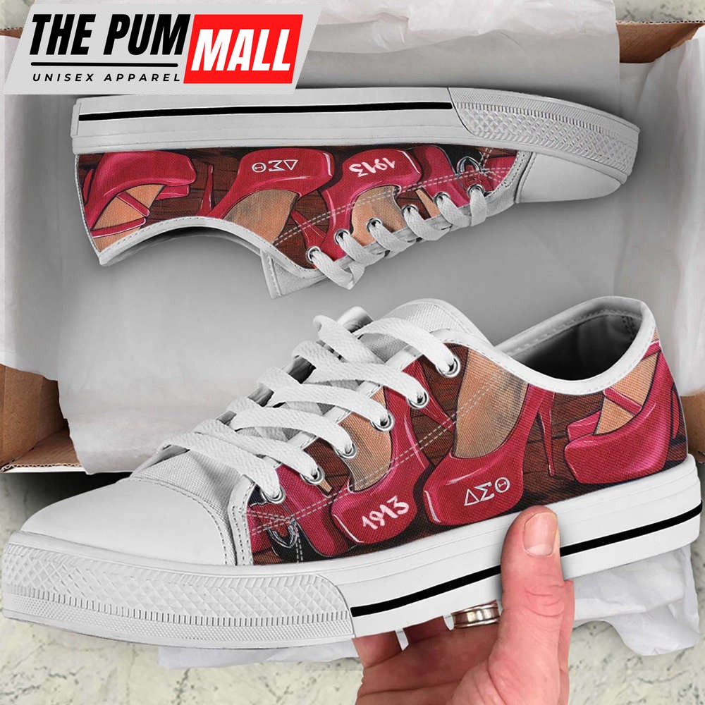Stylish Delta Sigma Theta Low Top Shoes HG30 for Trendsetters