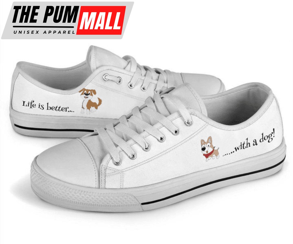 Stylish Dog Low Top Shoes PN206168Sb: Walk with Canine Charm